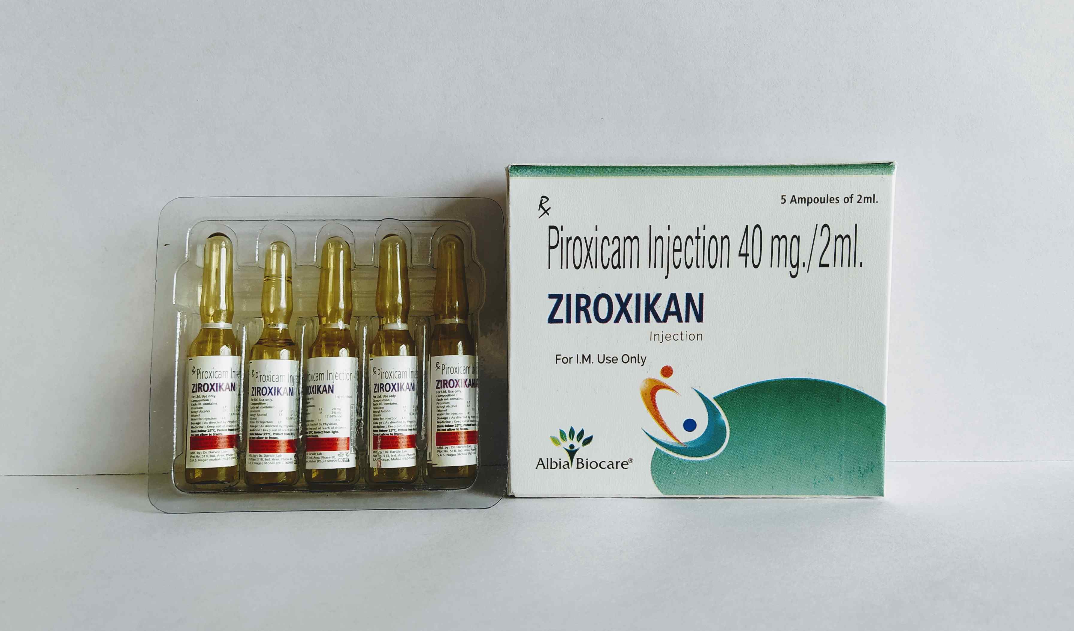 Ziroxikan Inj. | Piroxicam 20 mg (per ml) 